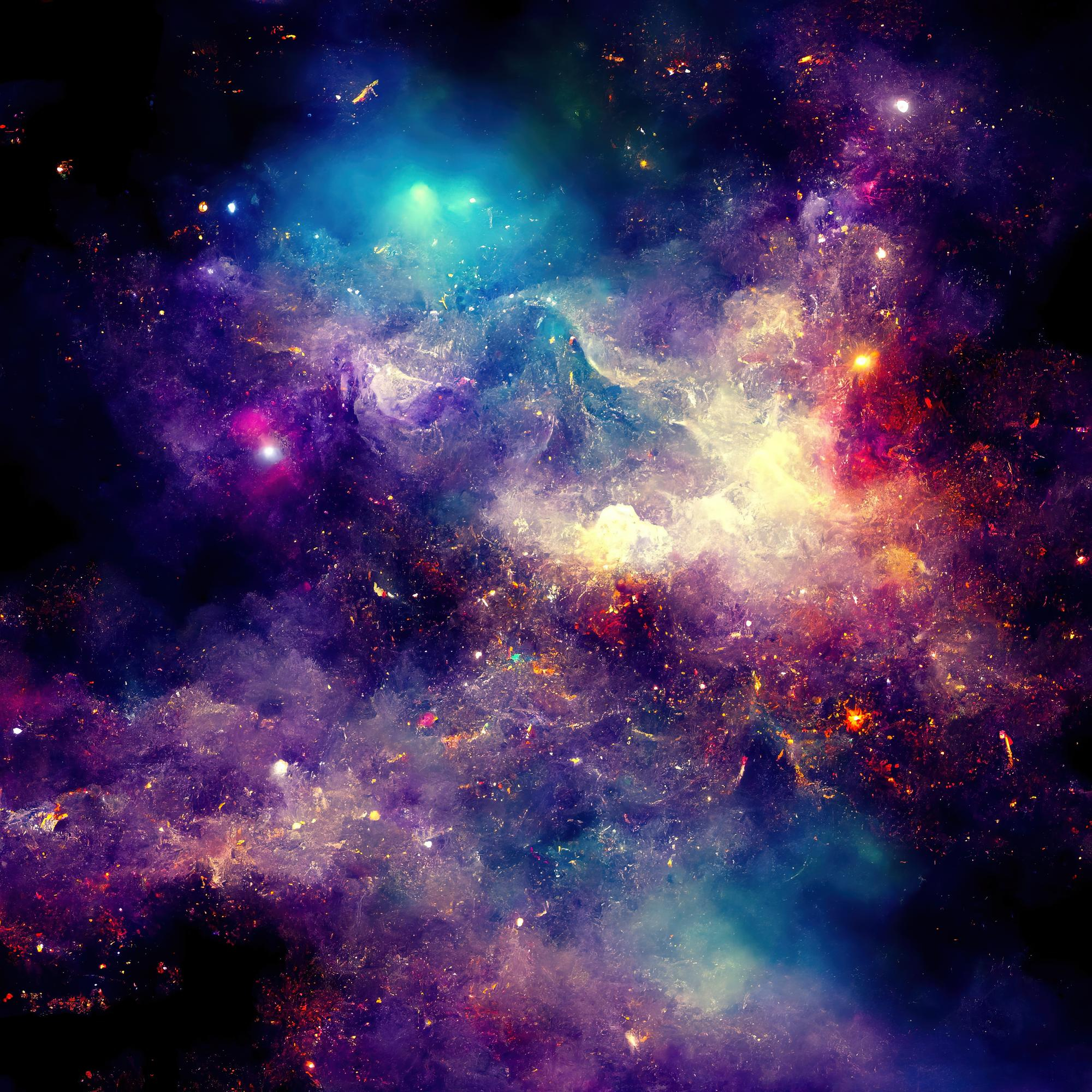 Deep Space Nebula Background